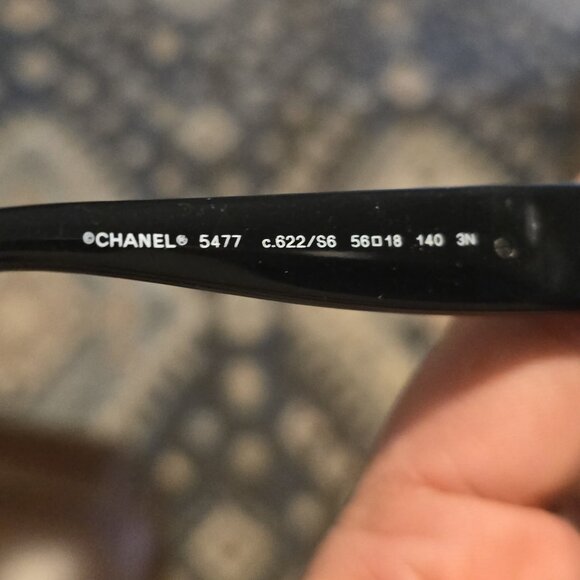 CHANEL Black Cat-Eye Sunglasses main image 4